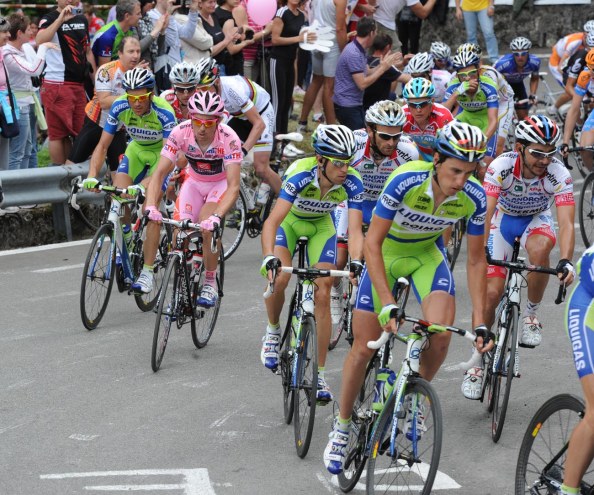 El Giro 2010 fue el gran momento de la carrera deportiva de David Arroyo, donde acabó en el podium (foto: Graham Watson)